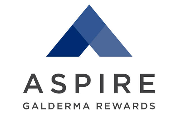 Aspire Rewards Logo in grey lettering on white background
